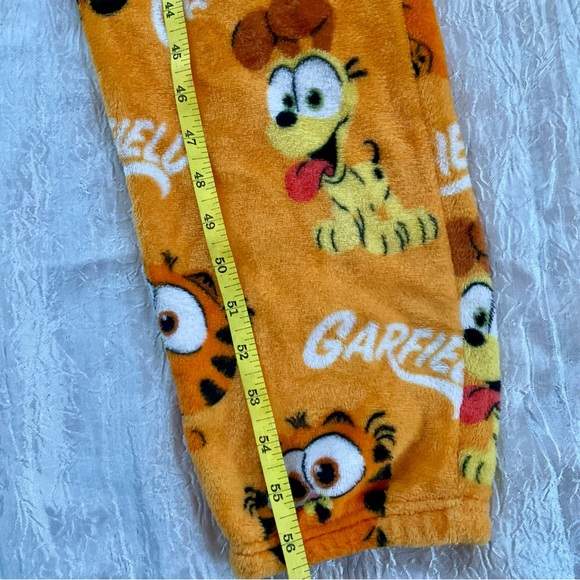 Garfield Hoodie onepiece Unisex Sleepwear Halloween Costume Size M Cozy Pajamas - Picture 10 of 12